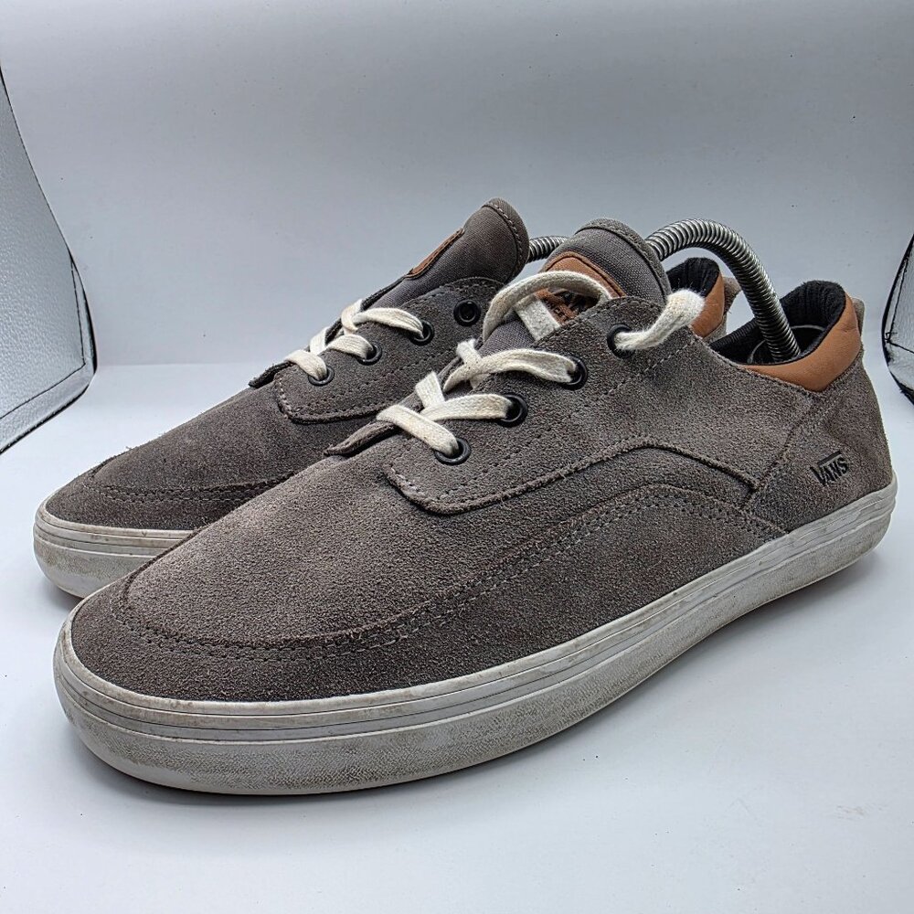 Vans Emmerson Mens Size 11 Gray Sneaker Shoes Skateboarding Casual Walking